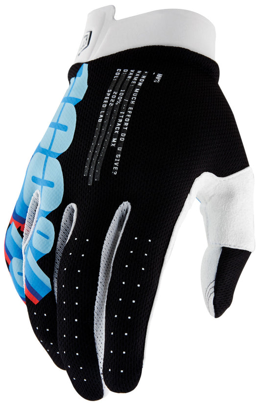 100% Itrack Glove System Black