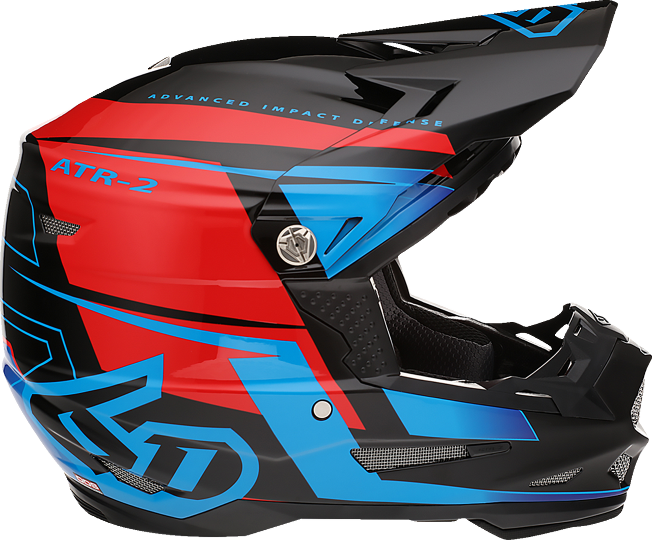 6D Helmets ATR-2 Offroad Helmet - Mach - Blue/Red/Black