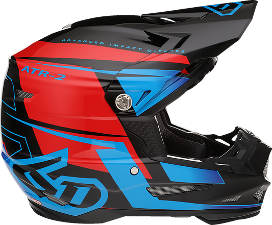 6D Helmets ATR-2 Offroad Helmet - Mach - Blue/Red/Black