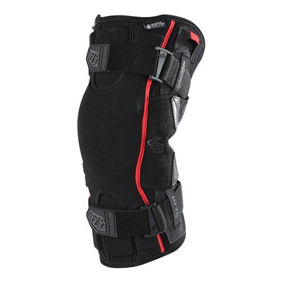 Troy Lee Designs 6400 Knee Brace Pair - Black