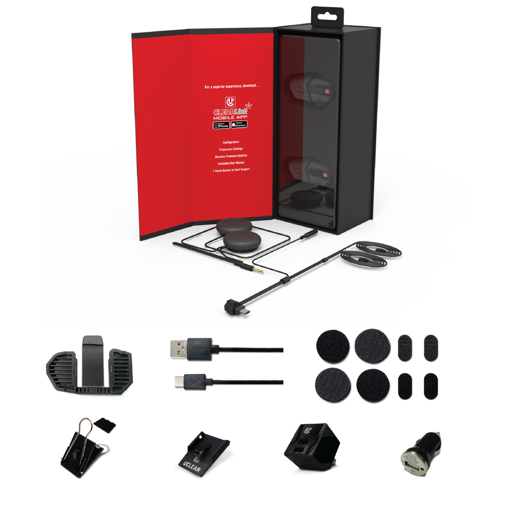 Uclear - 180513 - Motion HDX-V Helmet Audio Single Kit