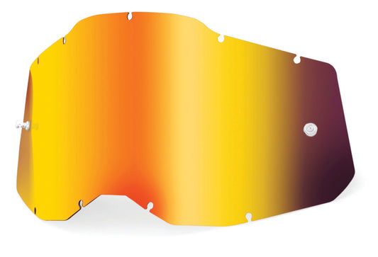 100% AC2/ST2 Junior Youth Replacement - Sheet Mirror Red Lens