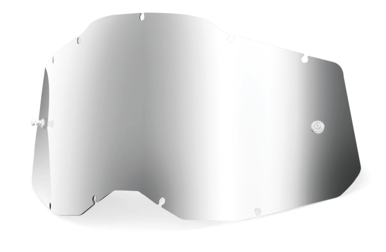 100% AC2/ST2 Junior Youth Replacement - Sheet Mirror Silver Lens