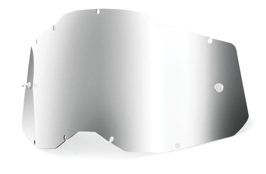 100% AC2/ST2 Junior Youth Replacement - Sheet Mirror Silver Lens