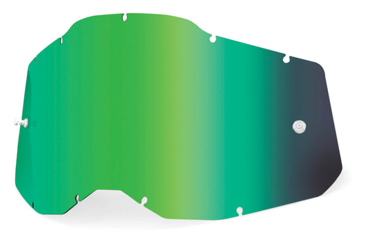 100% RC2/AC2/ST2 Replacement - Sheet Mirror Green Lens