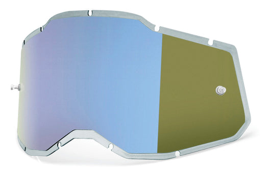 100% RC2/AC2/ST2 Plus Replacement - Injected Mirror Blue Lens
