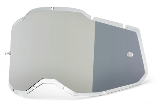 100% RC2/AC2/ST2 Plus Replacement - Injected Mirror Silver Flash Lens