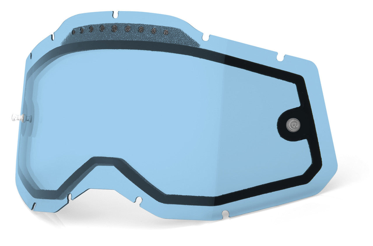 100% RC2/AC2/ST2 Replacement - Dual Pane Vented Blue Lens