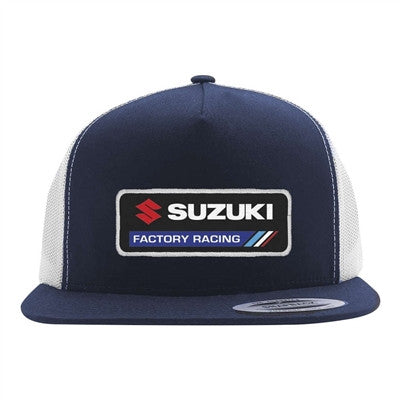 Factory Effex Suzuki Factory Hat - Navy/White