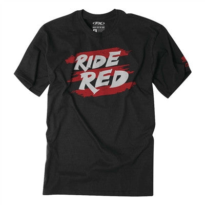 Factory Effex Youth Honda Ride Red Stripe Tee - Black