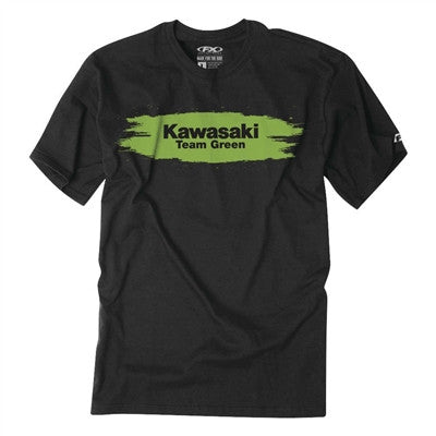 Factory Effex Youth Kawasaki Team Green Tee - Black