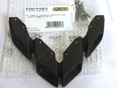 Arrow RG4 Replacement Exhaust End Caps - MV Agusta F4