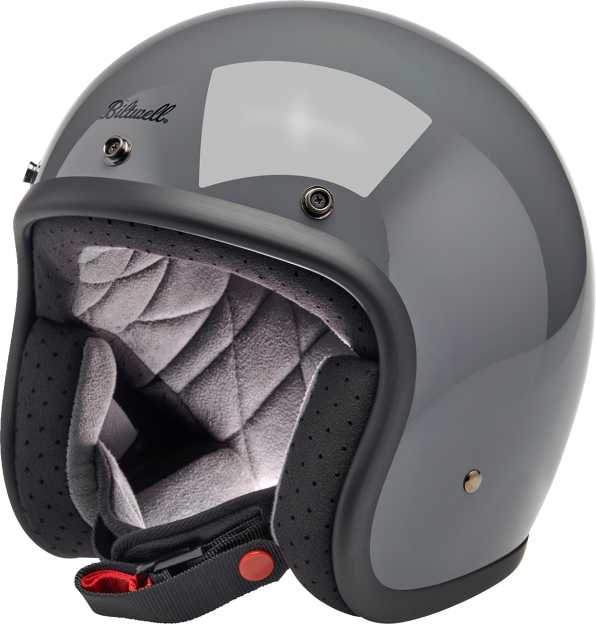 Biltwell Bonanza Open Face Helmet Gloss Storm Gray