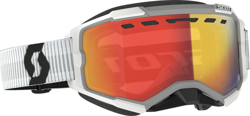 SCOTT - 278604-0002341 - FURY GOGGLE SNOW CROSS LS WHITE W/RED CHROME
