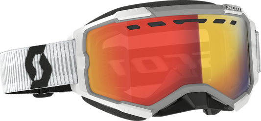 SCOTT - 278604-0002341 - FURY GOGGLE SNOW CROSS LS WHITE W/RED CHROME