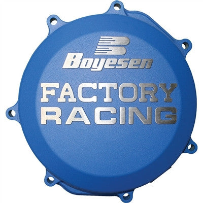 Boyesen Spectra Factory Clutch Cover - Blue - Kawasaki