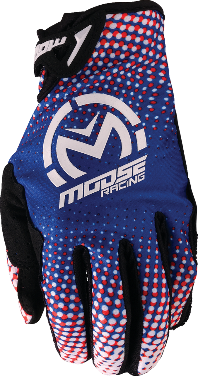 Moose Racing 2025 SX1 Gloves Red/White/Blue