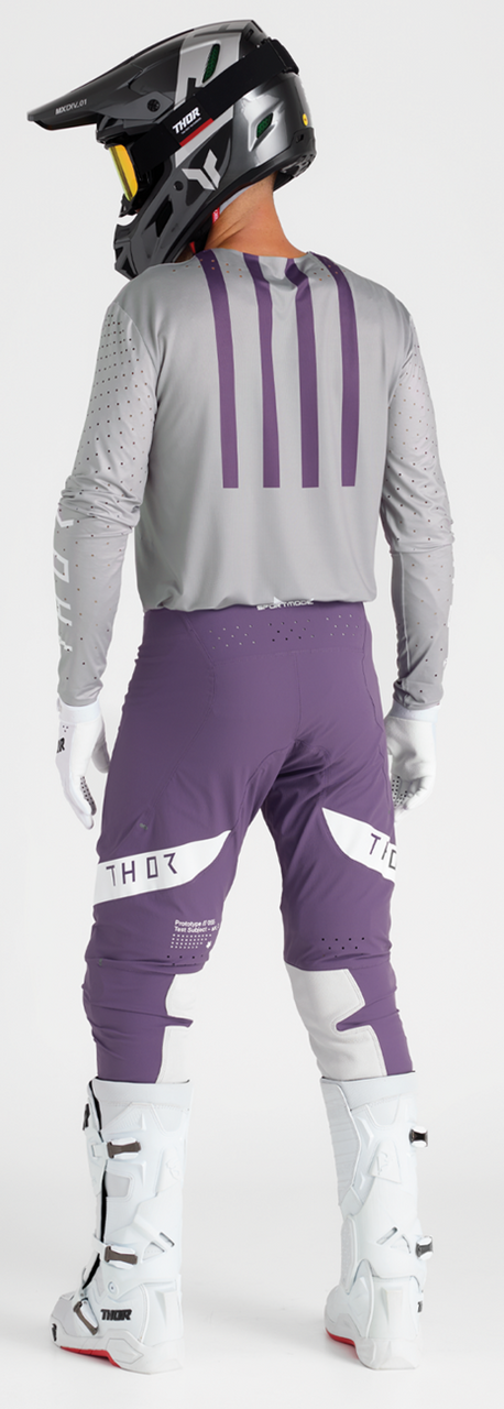 Thor 2025 Sportmode Jersey Pant Combo Flite Gray/Purple