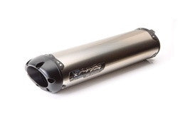 Two Brothers - Honda CBR600RR (03-04) M-2 Black Series Slip-On (Titanium)