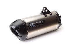 Two Brothers - Kawasaki Ninja 250R (08-11) M-2 Black Series Slip-On (Titanium)