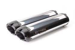 Two Brothers - Can-Am Spyder 990 (08-11) Dual M-2 Black Series Slip-On (Aluminum)