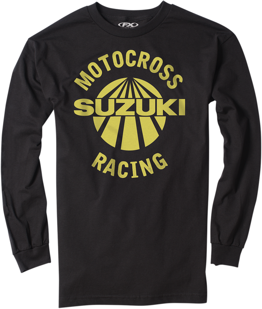 Factory Effex Suzuki Vet Long-Sleeve T-Shirt - Black