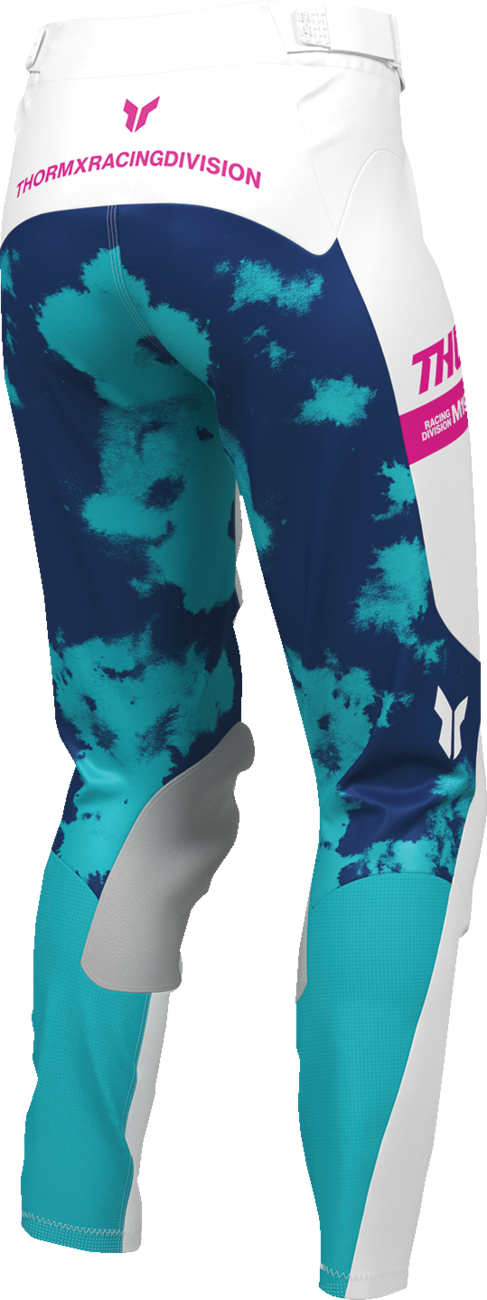 Thor 2026 Womens Launchmode Bleach White/Aqua Jersey Pant Combo