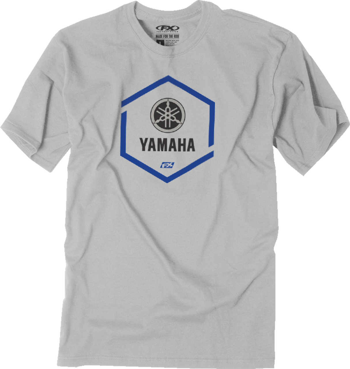 Factory Effex Yamaha Hexagon T-Shirt - Gray