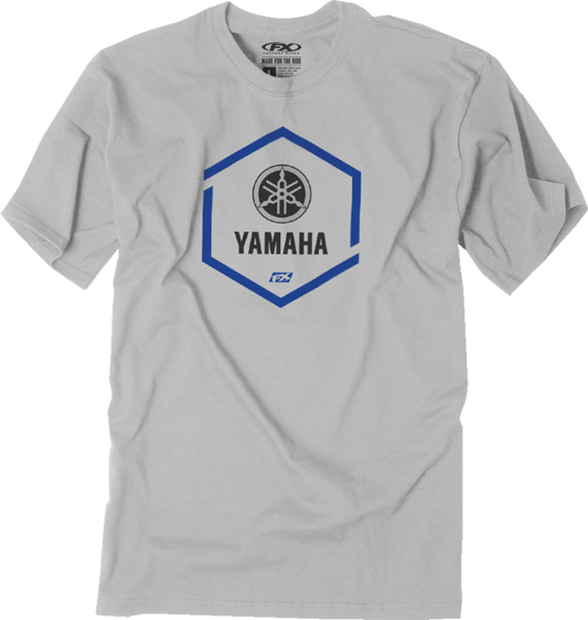 Factory Effex Yamaha Hexagon T-Shirt - Gray