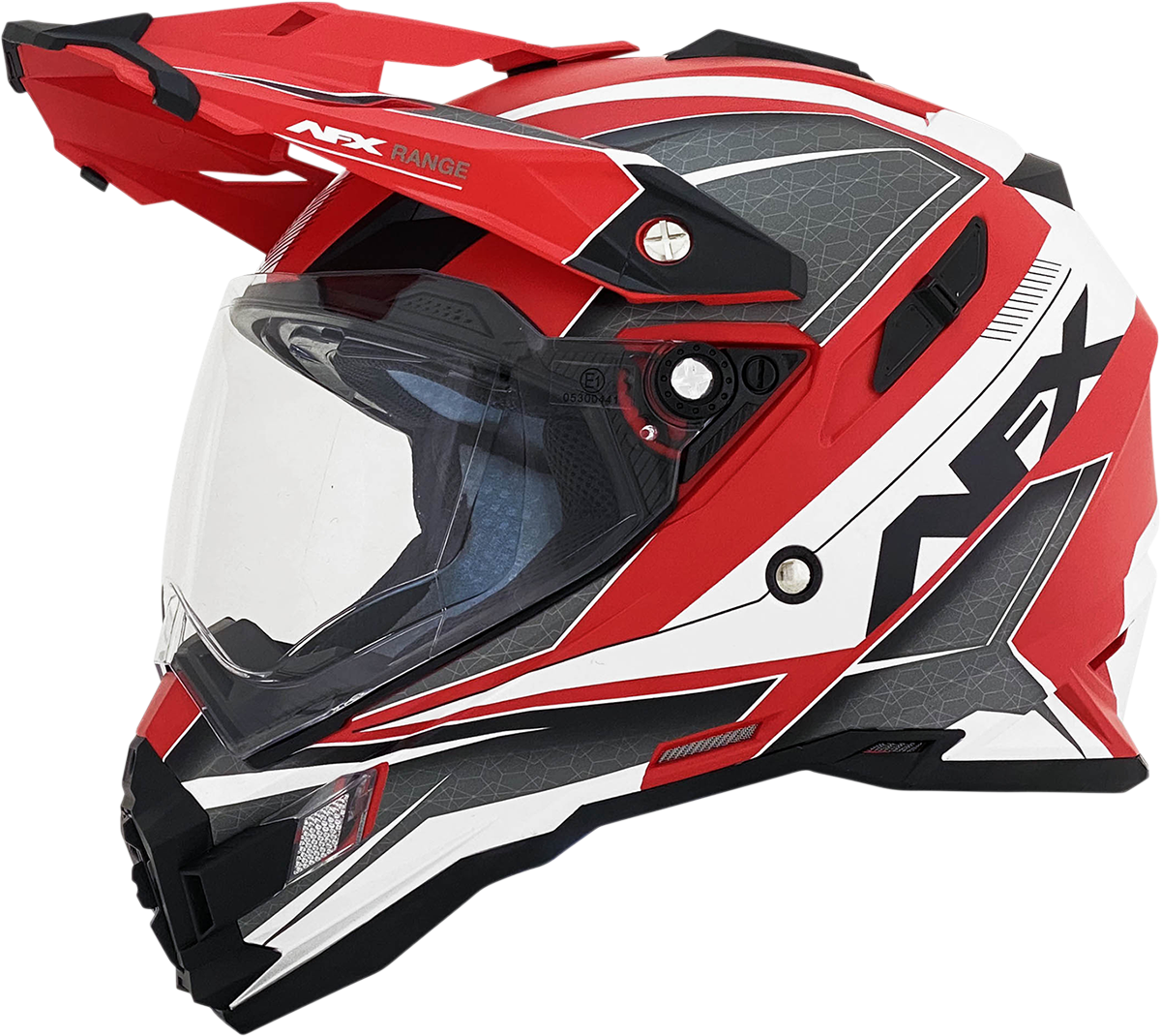 AFX FX-41 Dual Sport Adventure Helmet Range Matte Red