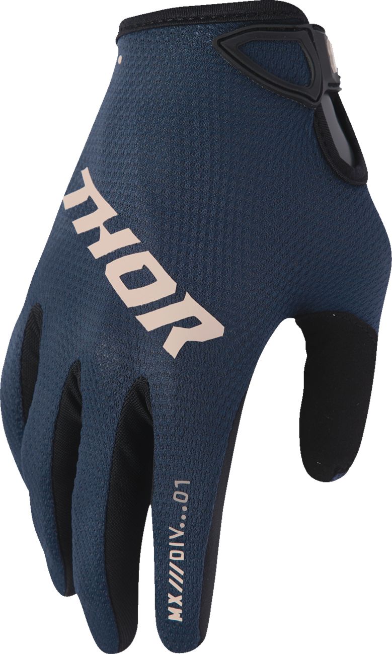 Thor 2026 Womens Ridemode Static Gloves Midnight