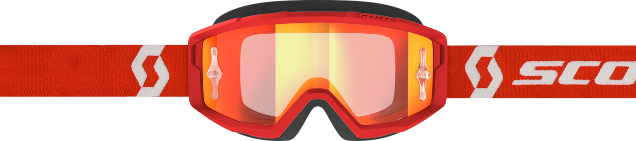 SCOTT - 278597-1005280 - PRIMAL GOGGLE RED/WHITE ORANGE CHROME WORKS