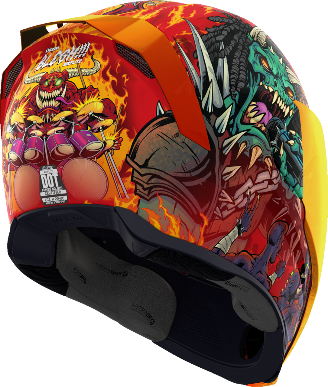 ICON Airflite Helmet Blegh MIPS Red