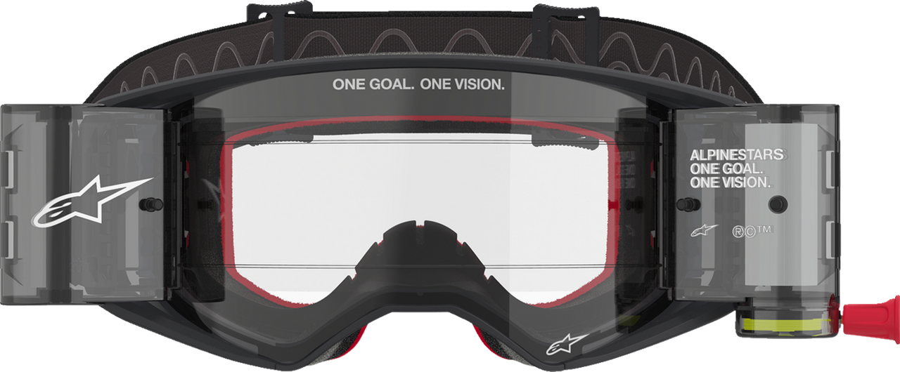 Alpinestars Supertech Roll-Off Goggle - Corp Black/Gray - Clear Len