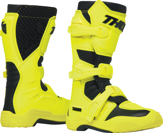 Thor Youth Blitz XR Boots - Acid/Black