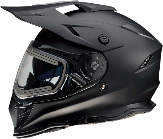 Z1R Range Snow Electric Dual Pane Helmet Flat Black