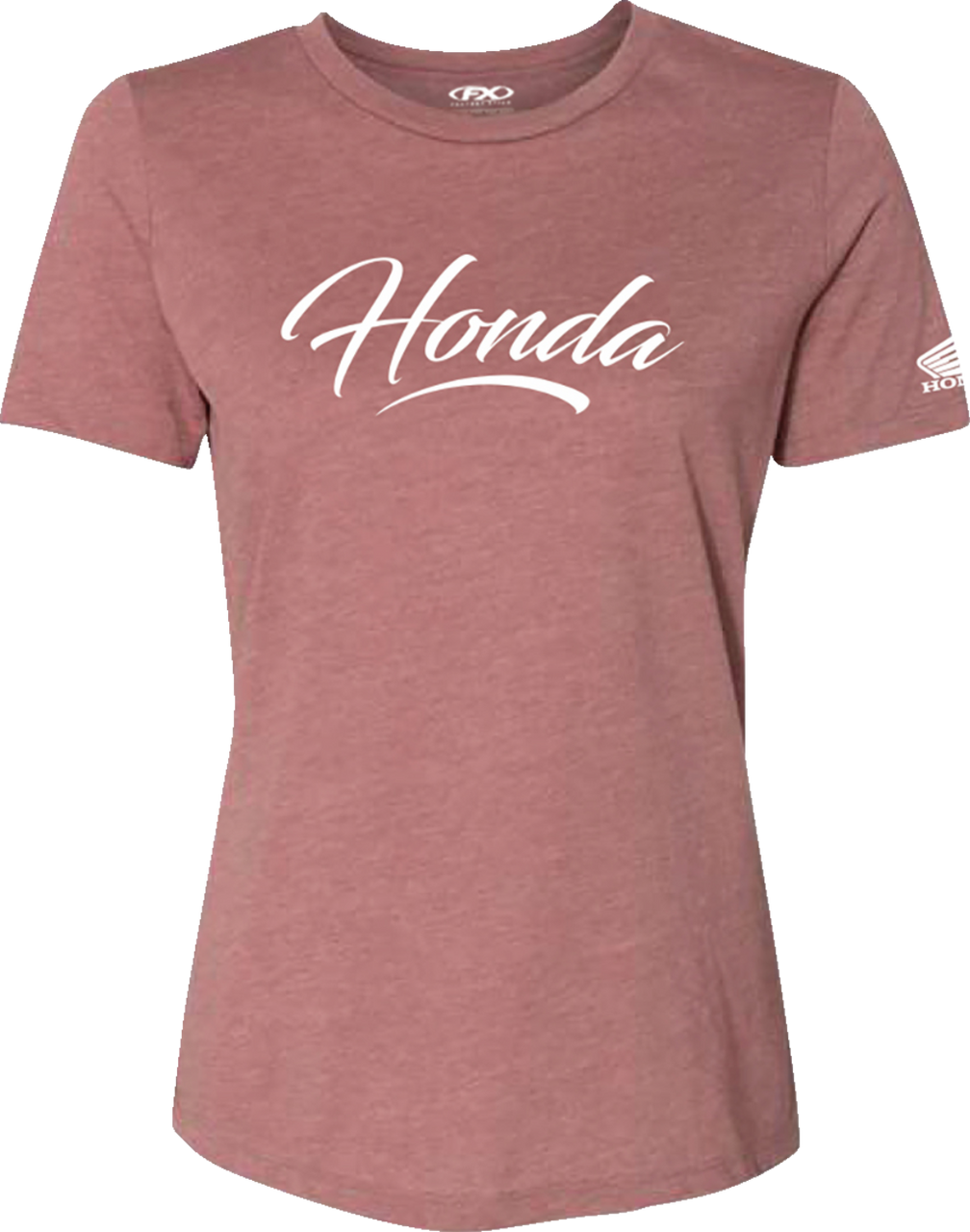 Factory Effex Womens Honda Script T-Shirt Heather Mauve