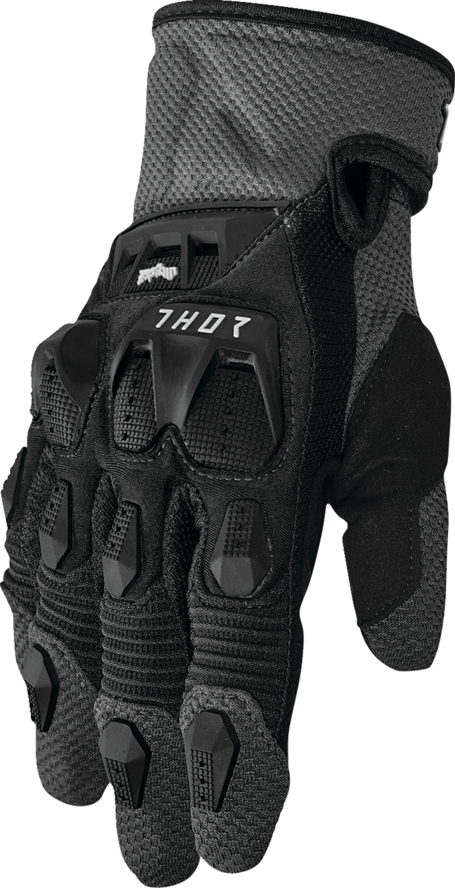 Thor 2025 Terrain Gloves Black/Charcoal