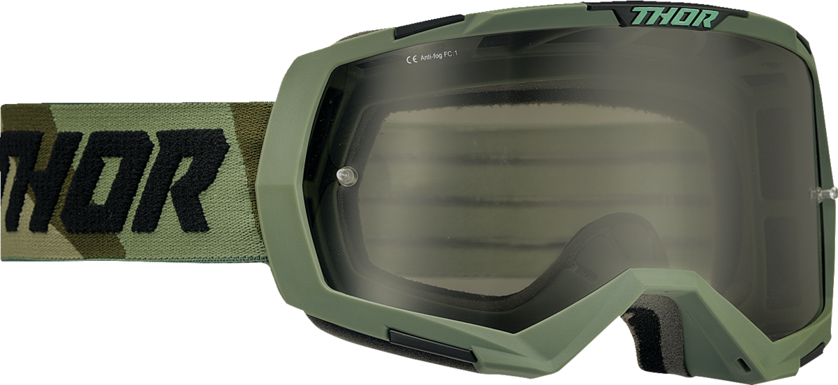 Thor Regiment Goggle Camo/Black Smoke Lens