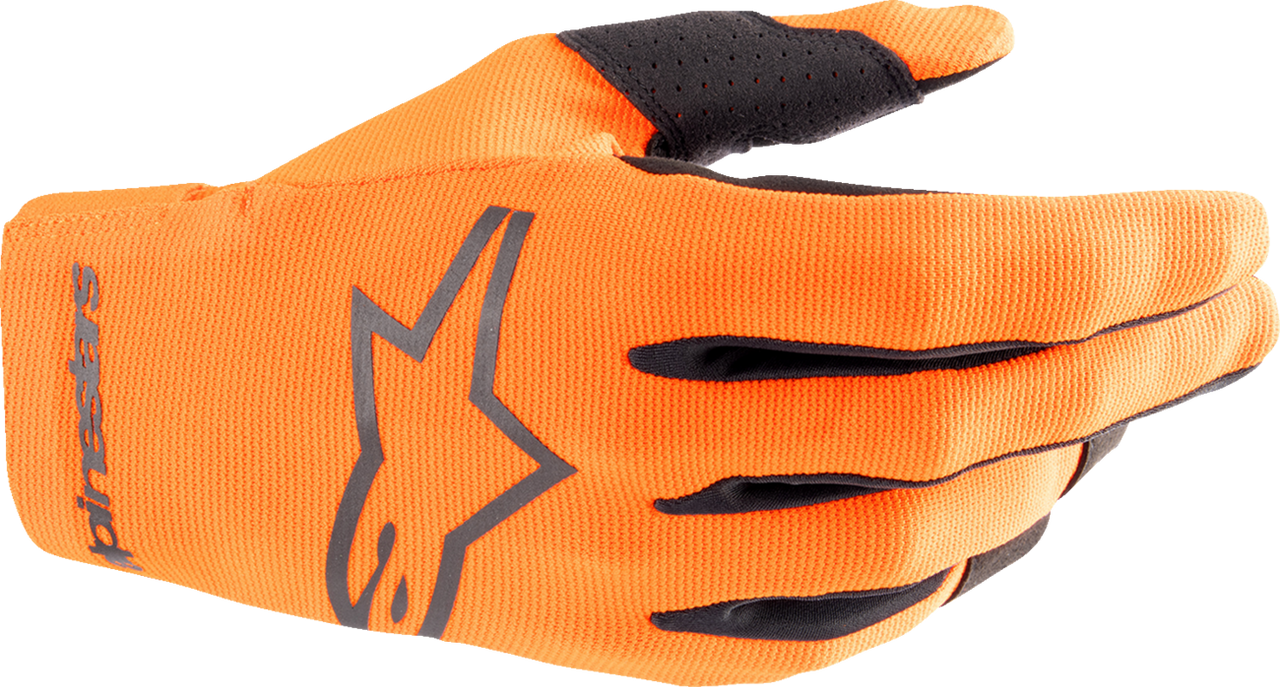 Alpinestars 2024 Youth Radar Gloves - Hot Orange/Black