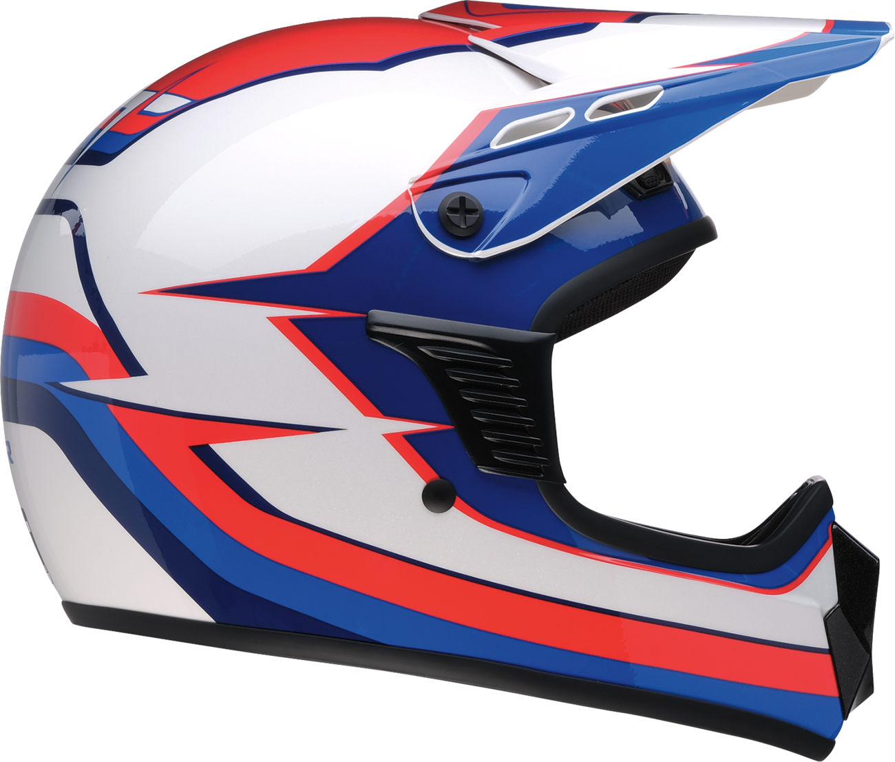 Z1R Child Dirt Maxx Offroad Helmet Vortex Red/White/Blue