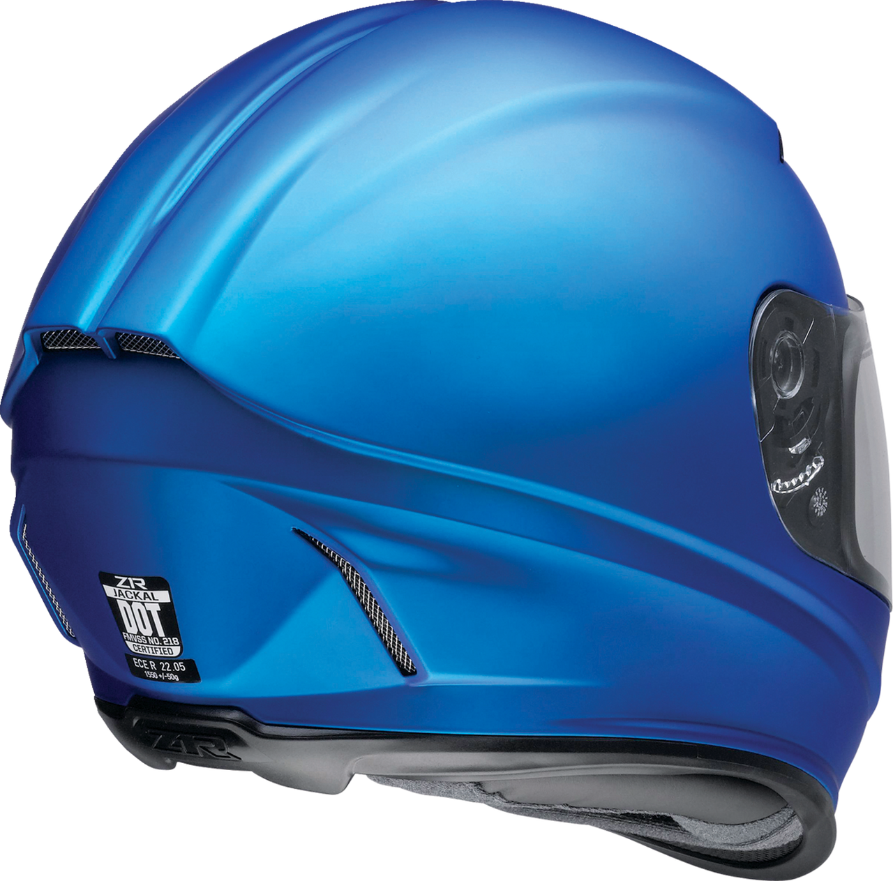 Z1R Jackal Satin Full Face Helmet Blue