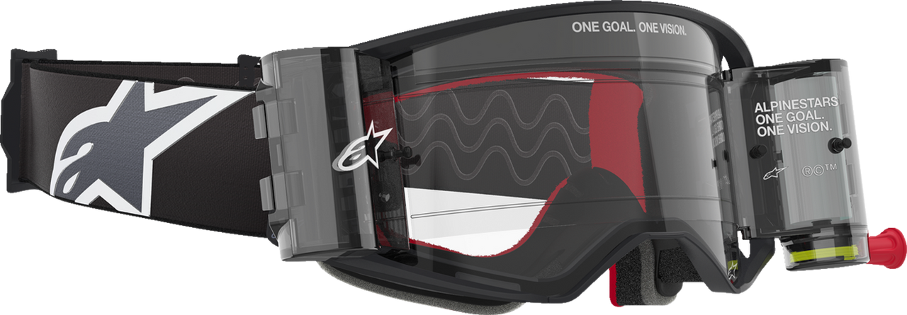 Alpinestars Supertech Roll-Off Goggle - Corp Black/Gray - Clear Len
