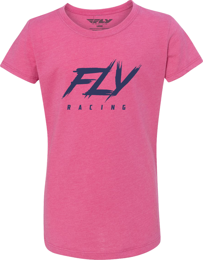 FLY Racing Girl's FLY Edge Tee Pink