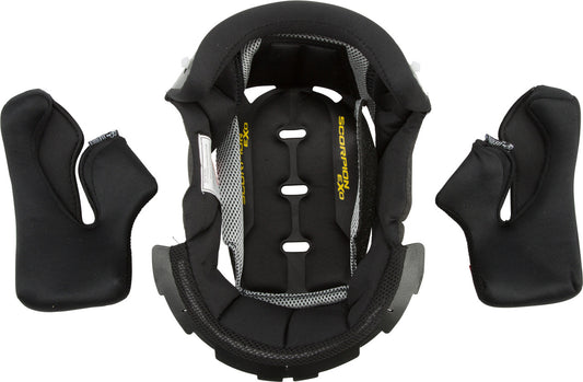 Scorpion EXO-R2000 Kwikwick II Liner/Cheek Pad Kit - Black