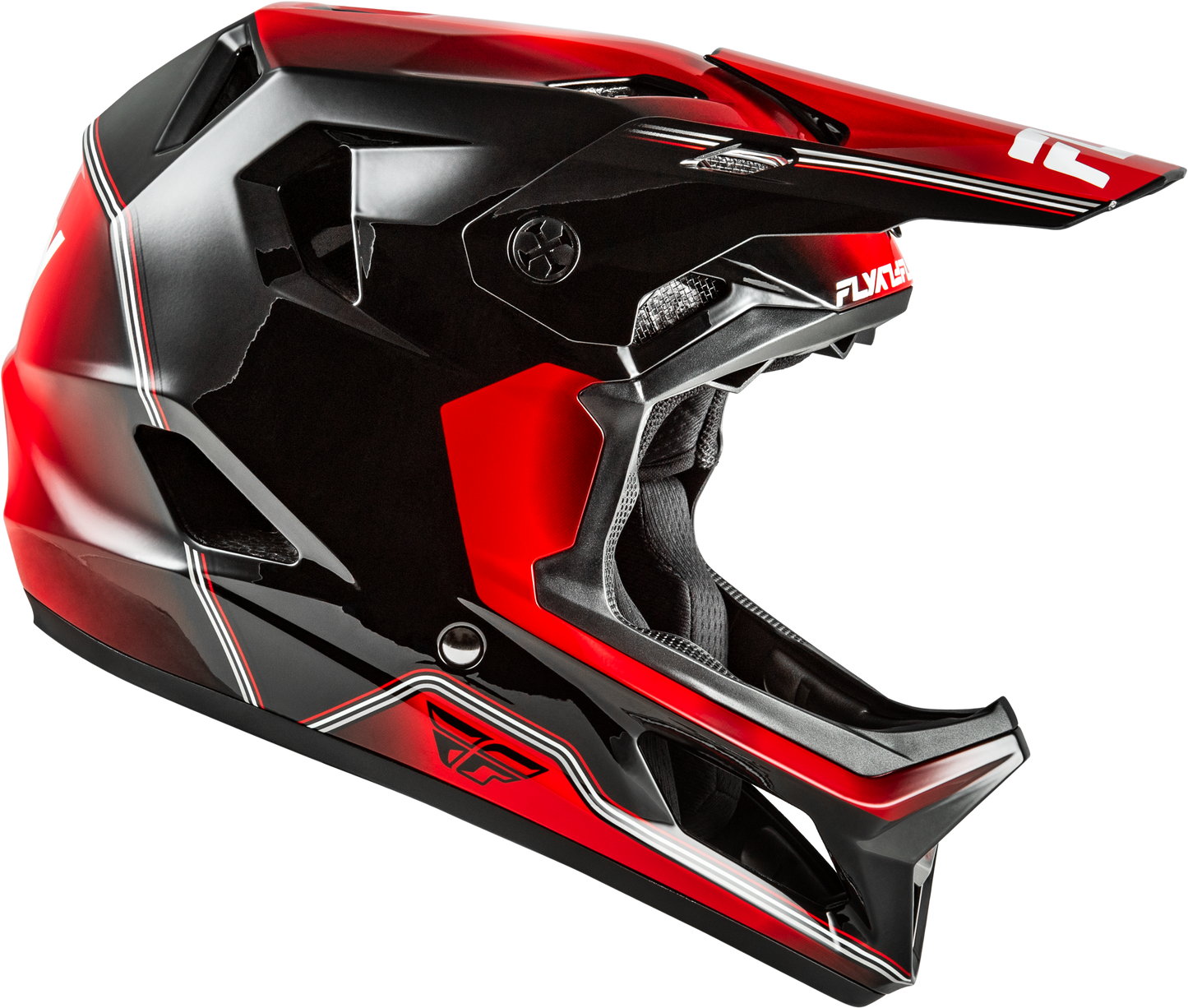 FLY Racing 2026 Youth Rayce Repeat Bicycle Helmet Black/Red