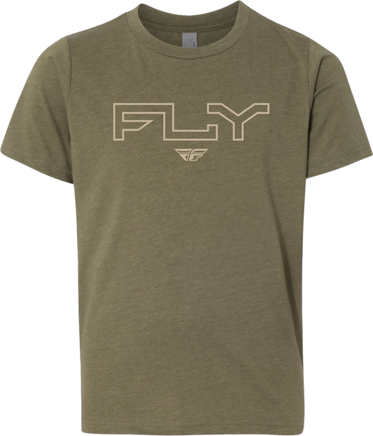 FLY Racing Youth FLY Edge Tee Military Green