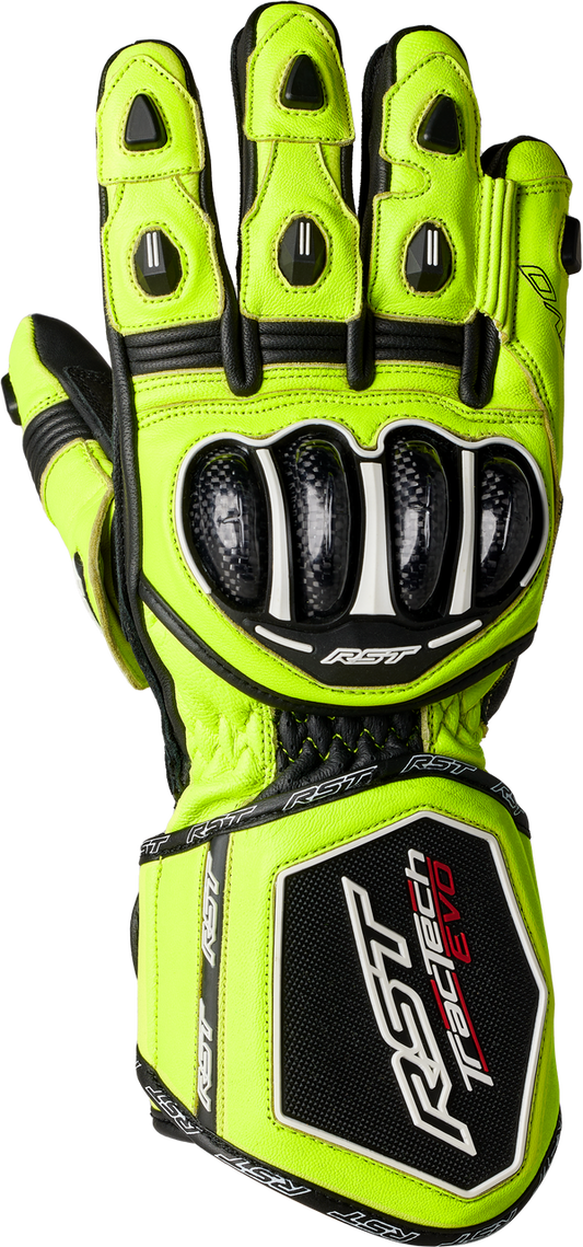 RST Tractech EVO 4 CE Gloves Neon Yellow/Black/Black