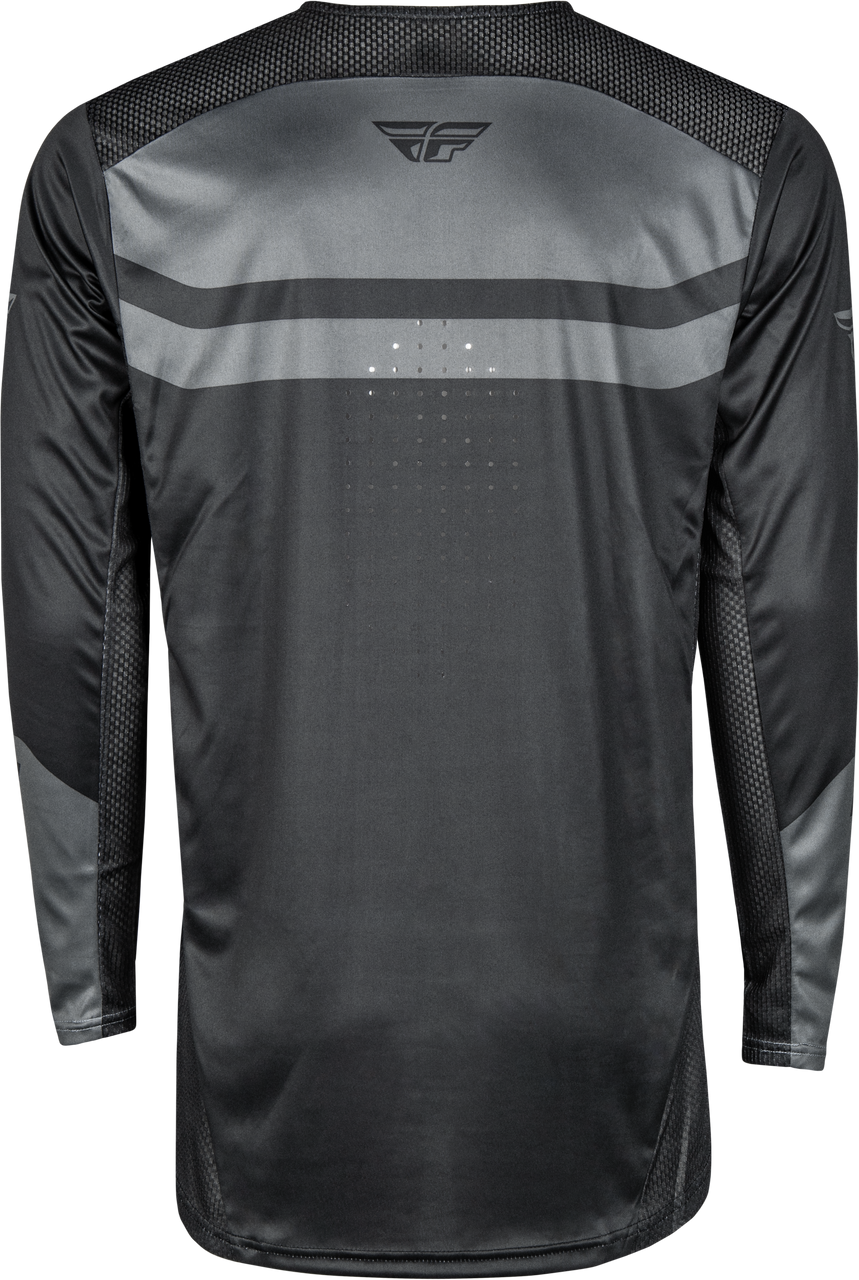 FLY Racing 2025 Youth Rayce Bicycle Jersey Black/Charcoal