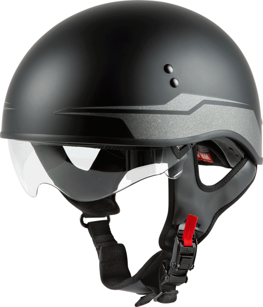 GMAX HH-65 Half Helmet Source Naked Black Pink